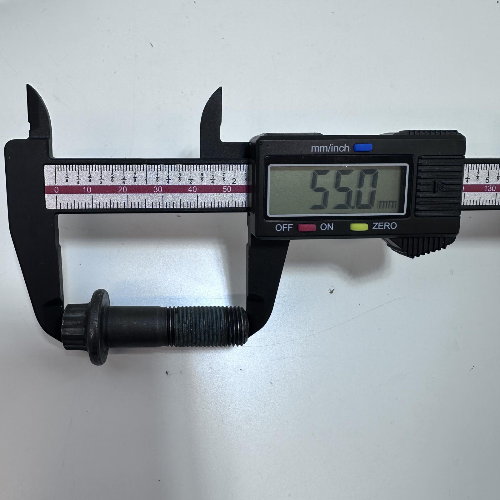 Lot of 2 Cap Screw Bolt, 14mm x 55mm Length - Photo 9